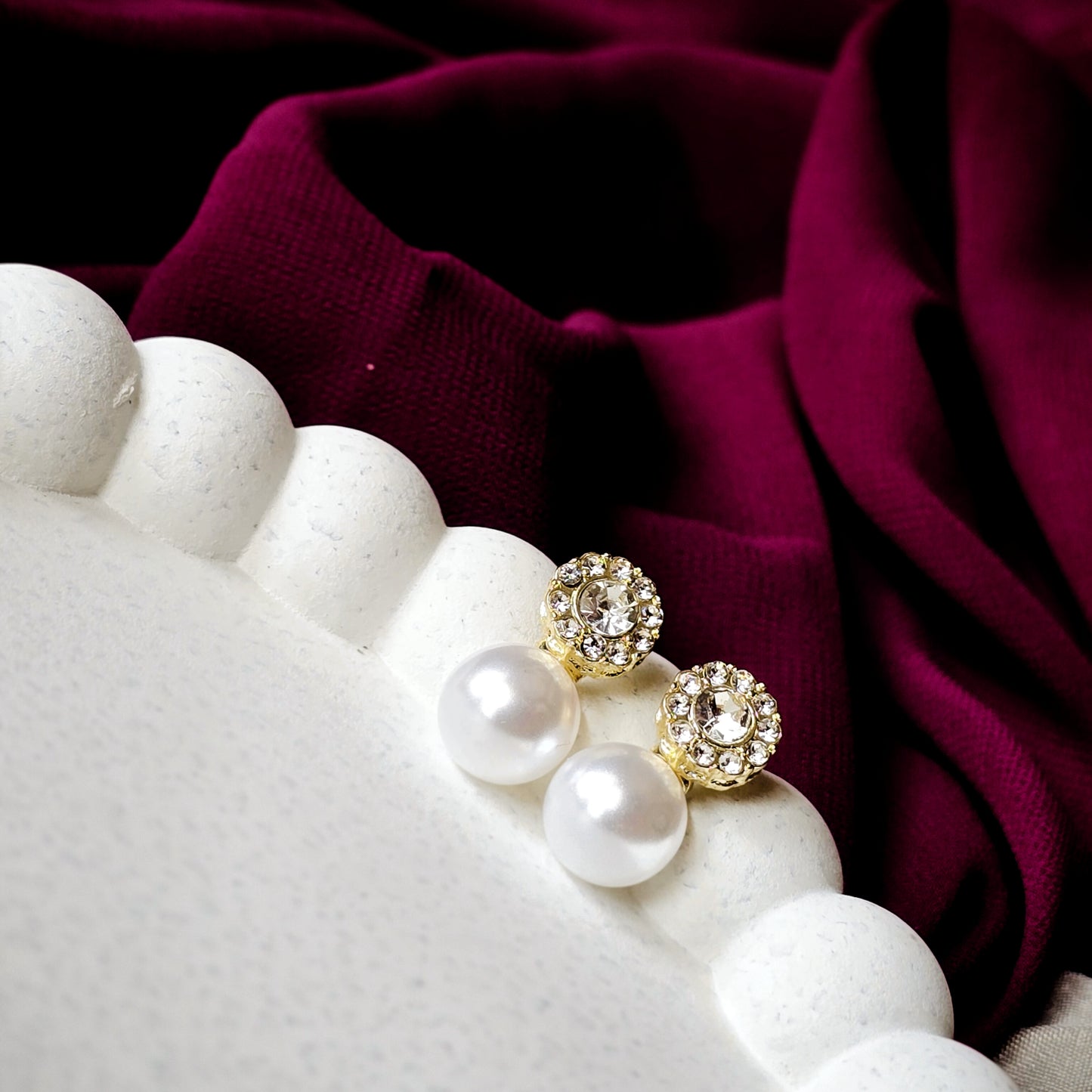 Midnight Pearl Charm