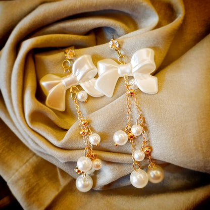 Pearl Whisper Bow Drops