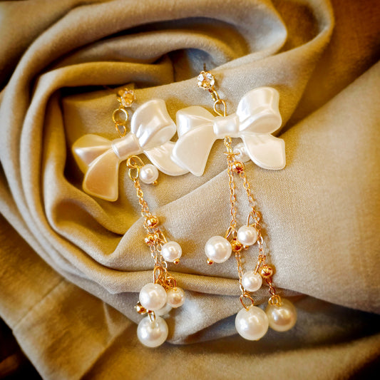 Pearl Whisper Bow Drops
