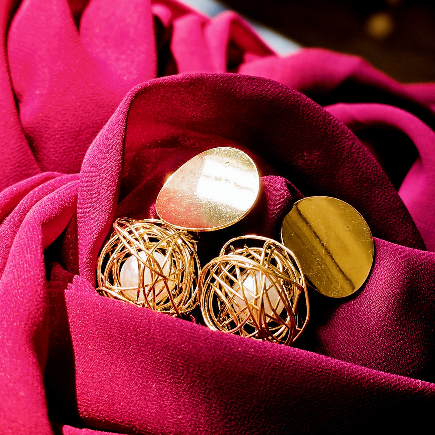 Golden Orbit Earrings