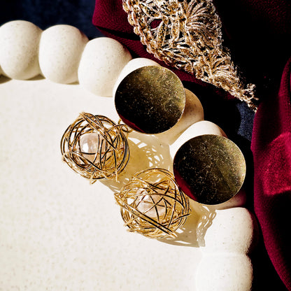 Golden Orbit Earrings