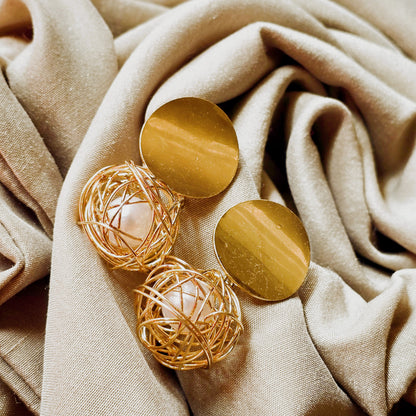 Golden Orbit Earrings