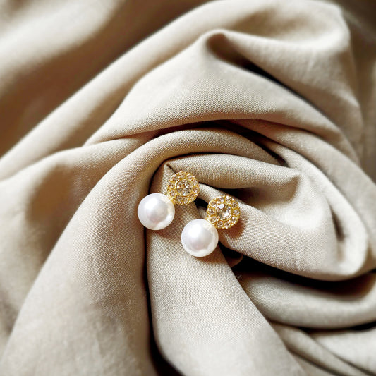 Midnight Pearl Charm