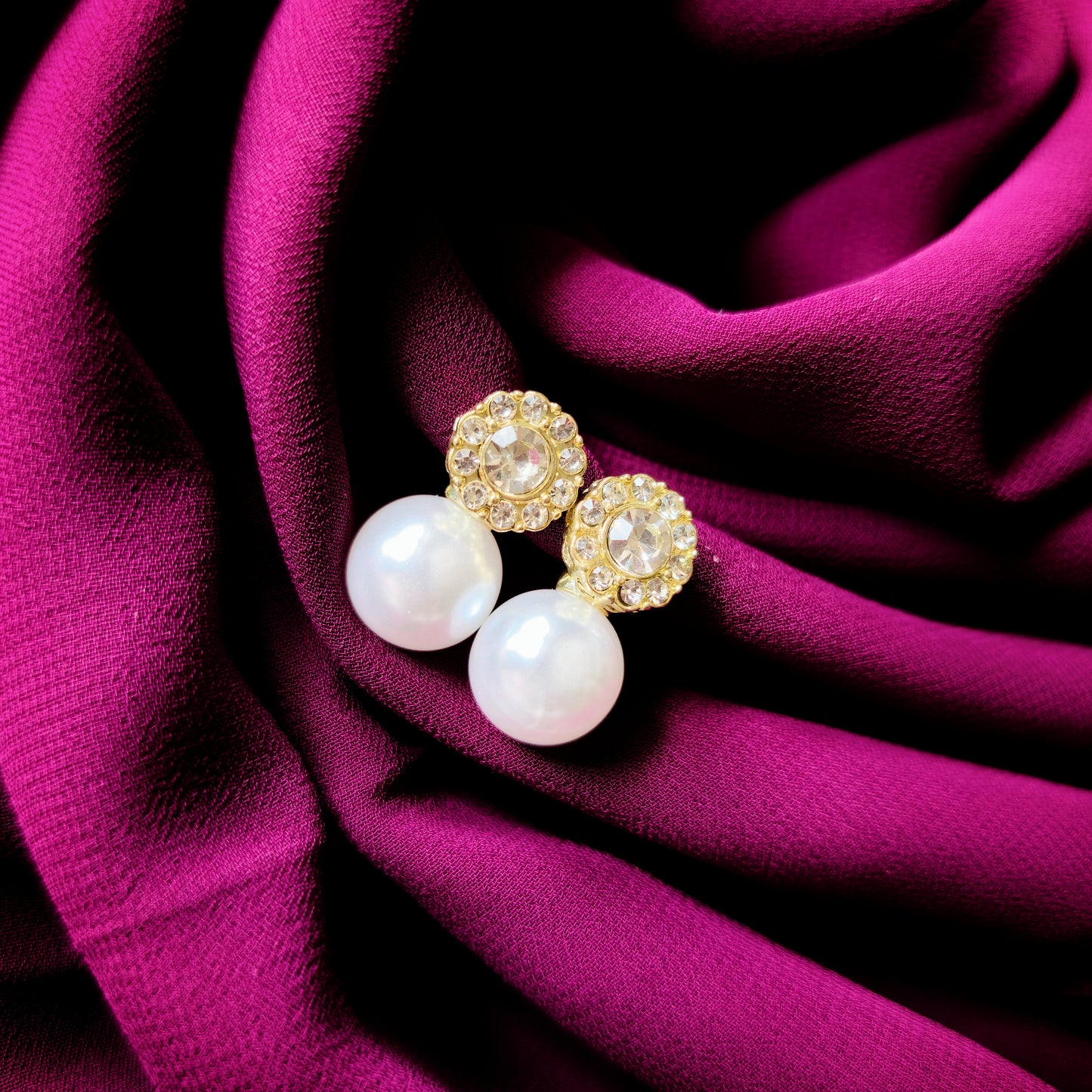 Midnight Pearl Charm