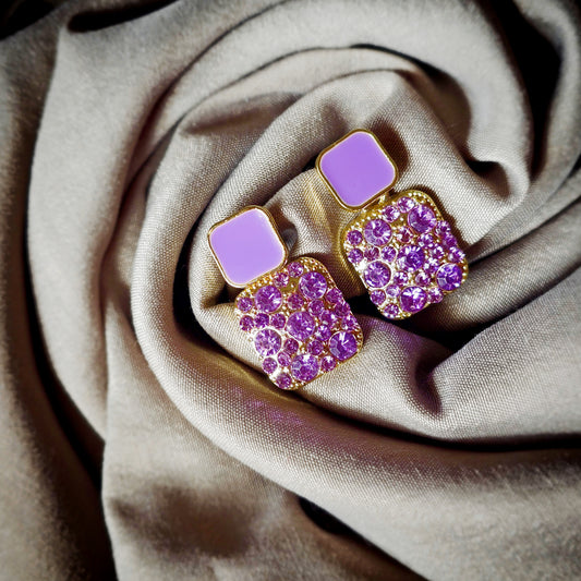 Lavender Luxe Studs
